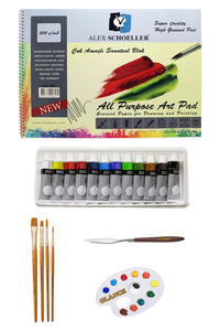 GLANCE - Alex Schoeller Çok Amaçlı Sanatsal Blok 200gr 25x35cm Daler Rowney Simply Yağlı Boya Seti 12x12 ml GLANCE - Alex Schoeller Çok Amaçlı Sanatsal Blok 200gr 25x35cm Daler Rowney Simply Yağlı Boya Seti 12x12 ml