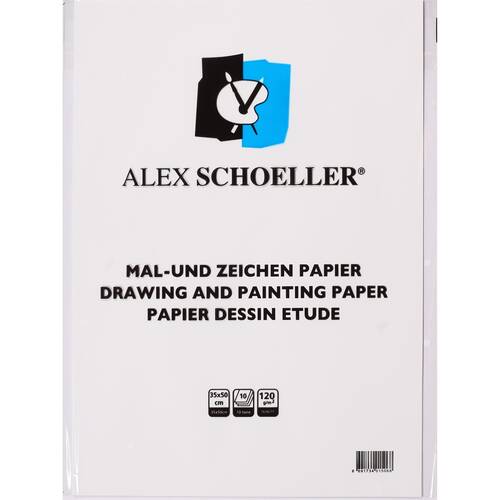 Alex Schoeller Resim Kağıdı 35x50 cm 120 gr 10'lu - 1