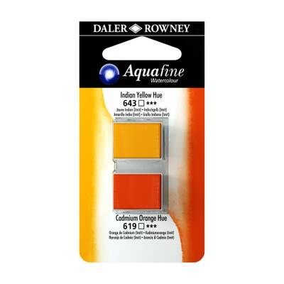 Aquafine H / P Blister Set 3 Hint Sarısı - Kadmiyum Portakal - 1