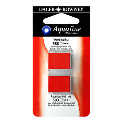Aquafine H / P Blister Set 4 Vermilion - Cad Kırmızı - 1