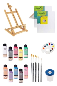 GLANCE - Artdeco 140 ML Akrilik Boya Masaüstü Şövale Seti GLANCE - Artdeco 140 ML Akrilik Boya Masaüstü Şövale Seti