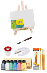 GLANCE - Artdeco 6x75 Ml Akrilik Boya Canlı Renkler Masaüstü Şövale Seti GLANCE - Artdeco 6x75 Ml Akrilik Boya Canlı Renkler Masaüstü Şövale Seti