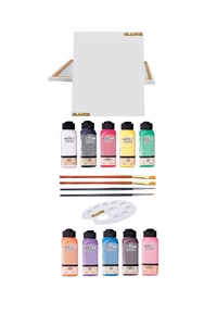 GLANCE - Artdeco Akrilik Boya 140 ml Başlangıç Seti + 35x50 Tuval GLANCE - Artdeco Akrilik Boya 140 ml Başlangıç Seti + 35x50 Tuval