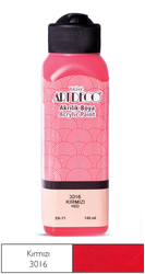 ARTDECO - Artdeco Akrilik Boya 140 ml Kırmızı 3016