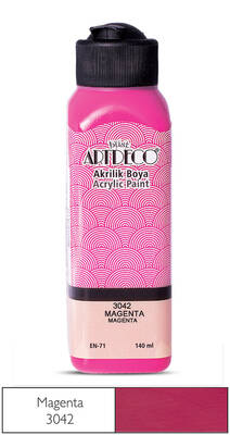 Artdeco Akrilik Boya 140 ml Magenta 3042 - 3042 MAGENTA
