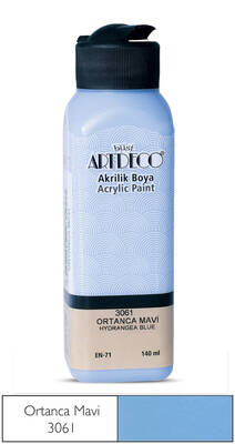 Artdeco Akrilik Boya 140 ml Ortanca Mavi 3061 - 3061 ORTANCA MAVİ