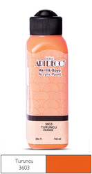 ARTDECO - Artdeco Akrilik Boya 140 ml Turuncu 3603