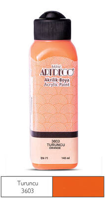 Artdeco Akrilik Boya 140 ml Turuncu 3603 - 3603 TURUNCU