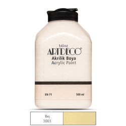 ARTDECO - Artdeco Akrilik Boya 500 ml Bej 3003