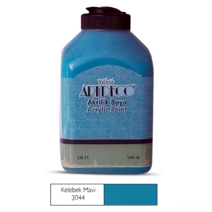 ARTDECO - Artdeco Akrilik Boya 500 ml Kelebek Mavi 3044