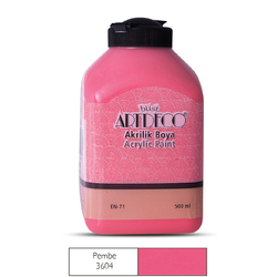 ARTDECO - Artdeco Akrilik Boya 500 ml Pembe 3604