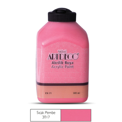 ARTDECO - Artdeco Akrilik Boya 500 ml Sıcak Pembe 3017