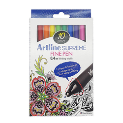 Artline Supreme Fine Keçeli Kalem Seti 10 renk - 1