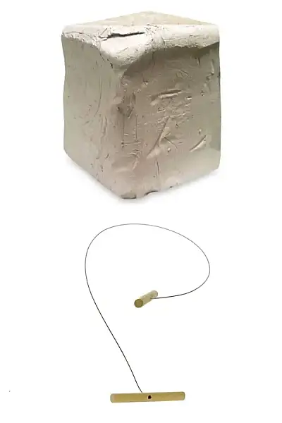 Beyaz Seramik Hamuru 6 Kg Kil Kesme Teli Hediye - 1