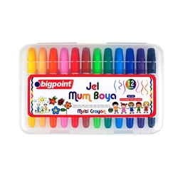 Bigpoint Jel Mum Boya 12'li Multi Crayon - Thumbnail