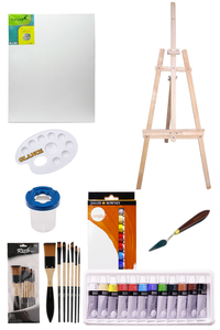 GLANCE - Daler Rowney Simply Akrilik Boya 12 Renk x 12 ml 50X70 Şövale Seti GLANCE - Daler Rowney Simply Akrilik Boya 12 Renk x 12 ml 50X70 Şövale Seti