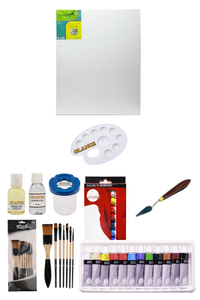 GLANCE - Daler Rowney Simply Yağlı Boya 12 Renk x 12 ml 50X70 Tuval Set GLANCE - Daler Rowney Simply Yağlı Boya 12 Renk x 12 ml 50X70 Tuval Set