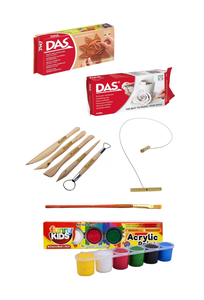 GLANCE - Das Beyaz 500 gr+Das Kahve 500 gr Akrilik Kil Başlangıç Seti GLANCE - Das Beyaz 500 gr+Das Kahve 500 gr Akrilik Kil Başlangıç Seti