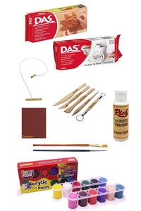 GLANCE - Das Beyaz Kahve Seramik Kili 2x500gr Rich Funny Kids 25 ML Akrilik 12 Lİ Set GLANCE - Das Beyaz Kahve Seramik Kili 2x500gr Rich Funny Kids 25 ML Akrilik 12 Lİ Set