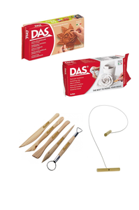 GLANCE - Das Beyaz+ Kahve (Terracotta ) 500 gr Kil Başlangıç Seti GLANCE - Das Beyaz+ Kahve (Terracotta ) 500 gr Kil Başlangıç Seti