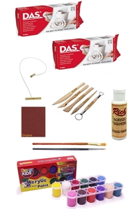 GLANCE - Das Beyaz Seramik Kili 2x500gr Rich Funny Kids 25 ML Akrilik 12 Lİ Set GLANCE - Das Beyaz Seramik Kili 2x500gr Rich Funny Kids 25 ML Akrilik 12 Lİ Set