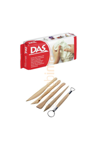 GLANCE - DAS BEYAZ SERAMİK KİLİ 500 GR+ MODELAJ KALEMİ EBEŞUAR 5 Lİ AHŞAP SET GLANCE - DAS BEYAZ SERAMİK KİLİ 500 GR+ MODELAJ KALEMİ EBEŞUAR 5 Lİ AHŞAP SET