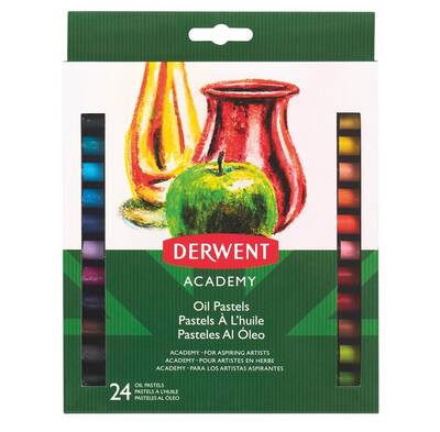 Derwent Academy Yağlı Pastel Boya 24 Renk - 1