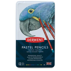 Derwent Pastel Pencil 12'li Teneke Kutu Kalem Seti - 1