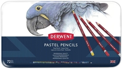 Derwent Pastel Pencil 72'li Teneke Kutu Pastel Kalem Seti - 1