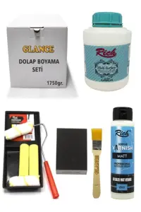 GLANCE - Glance Dolap Boyama Seti Multi Surface 1750 gr Kardelen - Mat Vernik GLANCE - Glance Dolap Boyama Seti Multi Surface 1750 gr Kardelen - Mat Vernik