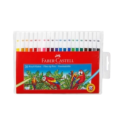 Faber Castell Keçeli Kalem 20 Renk - Thumbnail