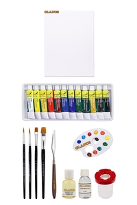 GLANCE - Fanart Academy Yağlı Boya 12 Renk x 12 ml Ekonomik Başlangıç Seti