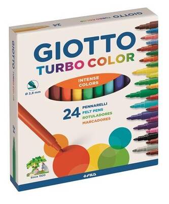 Giotto Turbo Color 24'lü Keçeli Kalem - 1