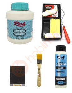 GLANCE - Glance Dolap Boyama Seti Multi Surface 1750 GR Alaçatı - Mat Vernik GLANCE - Glance Dolap Boyama Seti Multi Surface 1750 GR Alaçatı - Mat Vernik