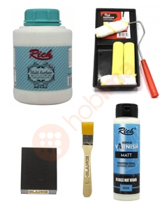 GLANCE - Glance Dolap Boyama Seti Multi Surface 1750 GR Beyaz- Mat Vernik GLANCE - Glance Dolap Boyama Seti Multi Surface 1750 GR Beyaz- Mat Vernik