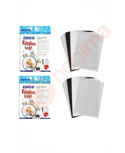GLANCE Edico 20x26 Küçülen Kağıt Buzlu 2'Lİ TABAKA TOPLAM 4 ADET - 1