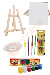 GLANCE - Glance Mini Şövale Akrilik Başlangıç Seti GLANCE - Glance Mini Şövale Akrilik Başlangıç Seti