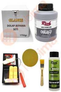 RİCH - Glance Multi Decor Chalked 1750 GR ( İs Siyah ) Genel Amaçlı Boyama Seti RİCH - Glance Multi Decor Chalked 1750 GR ( İs Siyah ) Genel Amaçlı Boyama Seti