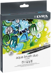 Lyra Aqua Brush Duo Çizim Kalemi Çift Uçlu 24'lü - 1