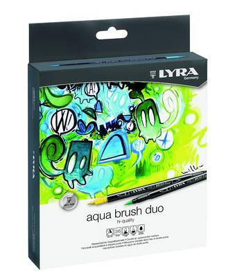 Lyra Aqua Brush Duo Fırça Uçlu Kalem - 36 Renk - 1