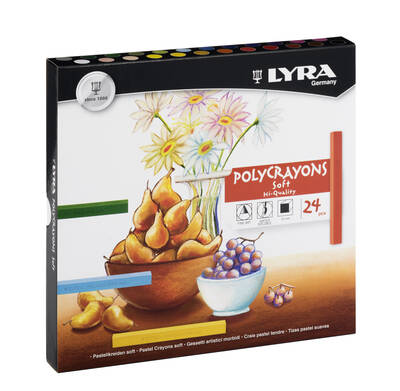 Lyra Toz Pastel Boya Polycrayons Soft 24 Renk - 1