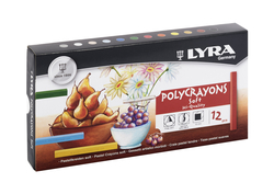 Lyra Toz Pastel Boya Polycrayons Soft 12 Renk - Thumbnail
