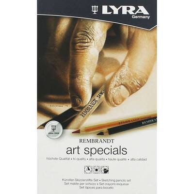 Lyra Rembrandt Metal Kutu Sketching Set 11'li - 1