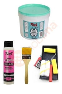 RİCH - MULTİ SURFACE 2500 CC 2102 ANTİK BEYAZ TAVALI RULO SET RİCH - MULTİ SURFACE 2500 CC 2102 ANTİK BEYAZ TAVALI RULO SET