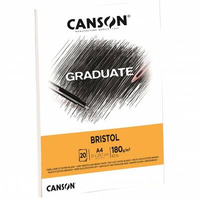 Canson Graduate Bristol Defter A5 180 Gram 20 Sayfa - 1