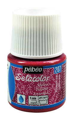 Pebeo Setacolor Kumaş Boyası Glitter 45ml Tourmaline 207 - 1