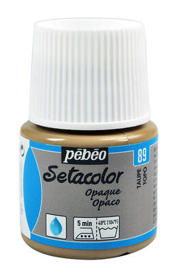 Pebeo Setacolor Kumaş Boyası Opak 45ml Taupe 89 - 1