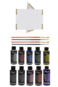 GLANCE - Rich 10x120 CC Akrilik Boya+35x50 Tuval Set Fırça Hediyeli GLANCE - Rich 10x120 CC Akrilik Boya+35x50 Tuval Set Fırça Hediyeli