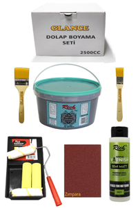 GLANCE - Rich 2500cc3,5kg MultiSurface İs SiyahSiyah Dolap BoyamaSeti Mobilya Boyama Seti YarıMat TavaRuloSet GLANCE - Rich 2500cc3,5kg MultiSurface İs SiyahSiyah Dolap BoyamaSeti Mobilya Boyama Seti YarıMat TavaRuloSet