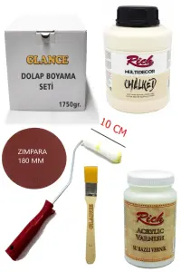 GLANCE - Rich Multi Decor Chalked Paris Keteni 1750 Gr Dolap Boyama Seti GLANCE - Rich Multi Decor Chalked Paris Keteni 1750 Gr Dolap Boyama Seti